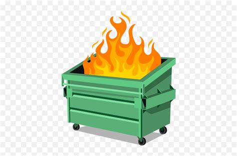 Forbidden Emoji - Dumpster,Dumpster Fire Emoji - free transparent emoji ...