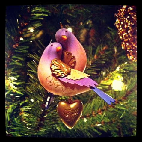 Hallmark two turtle doves. | 12 days of christmas, Christmas world ...