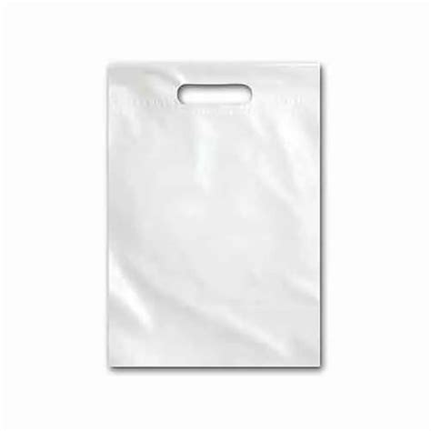 D Cut Plain White Plastic Grocery Bag, Capacity: 5kg at Rs 120/piece in ...