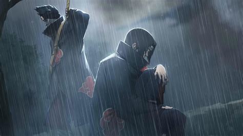 Itachi And Kisame Animated Rain Wallpaper