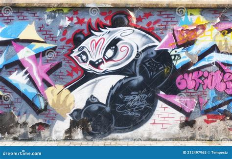 Grafitti Wall in Shanghai China Moganshan Road Editorial Image - Image ...