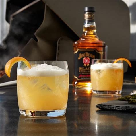 Jim Beam Black® Whiskey Sour | Bourbon Mixed Drink Recipe | Jim Beam ...