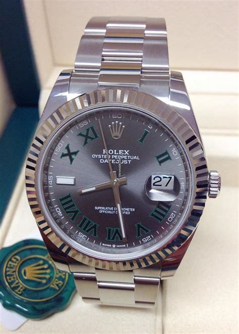 Wimbledon Dial Datejust / ROLEX DATEJUST II STEEL - 41MM - WIMBLEDON ...