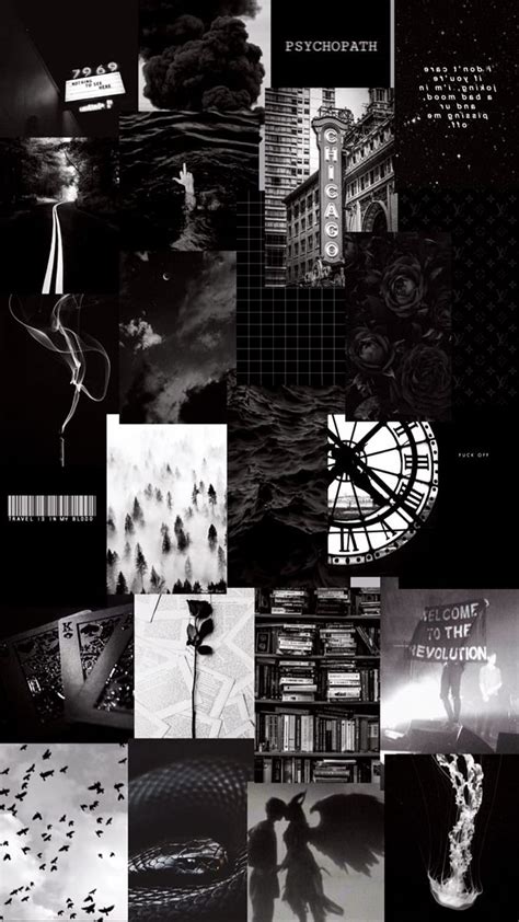 Black aesthetic, Dark Collage HD phone wallpaper | Pxfuel