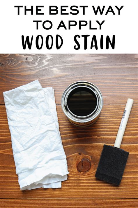 How To Apply Wood Stain