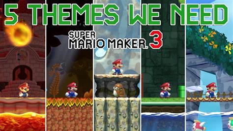 5 Themes We Need for Super Mario Maker 3 - YouTube