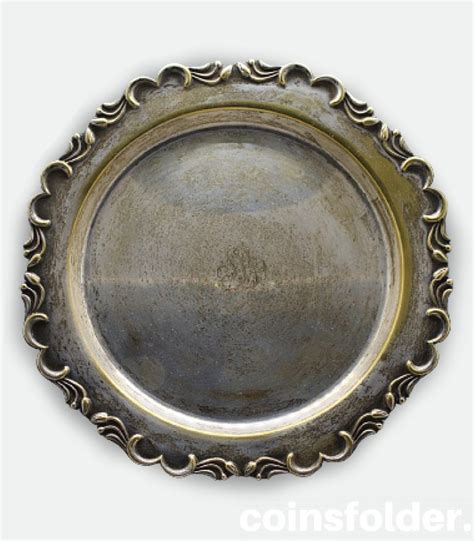 Antique Silver plated Cup with Saucer • Coinsfolder