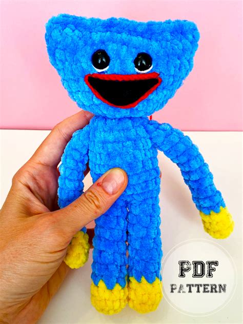 Crochet Plush Huggy Wuggy ️ PDF Free Amigurumi Pattern