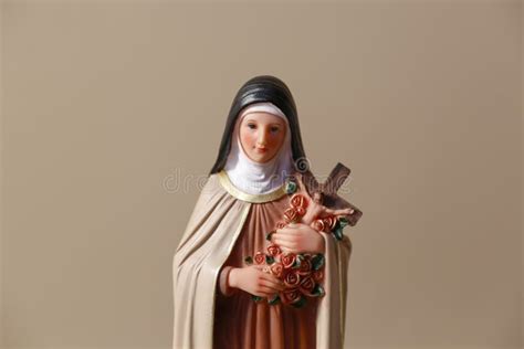 Statue of Saint Catherine Laboure in Church Stock Photo - Image of ...