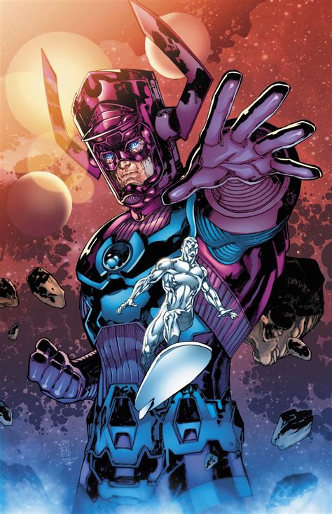 Galactus & Silver Surfer (Digital Colors over Jim Lee), in M L's Space ...