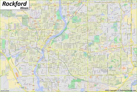 Greater Rockford Airport Map