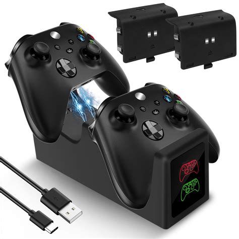 EEEkit Charging Station Fit for Xbox Series X/S, Xbox One/One S/X/Elite ...