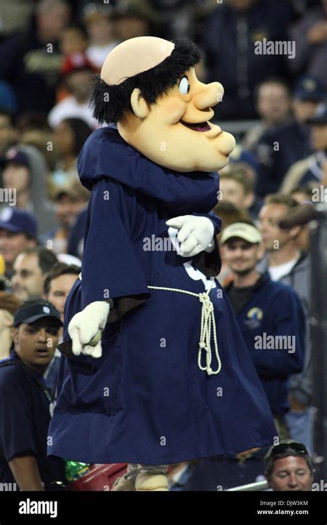 San Diego Padres Friar mascot during game 2 against the Arizona ...