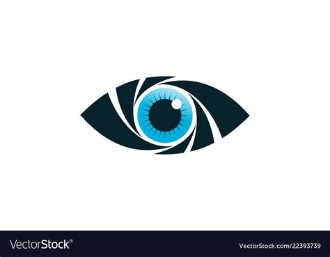 Eye vision logo Royalty Free Vector Image - VectorStock