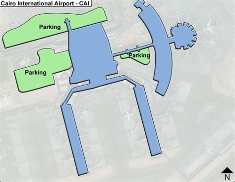 Cairo International CAI Airport Terminal Map