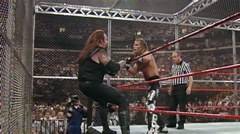 The Undertaker vs. Shawn Michaels: Badd Blood 1997 - Hell in a Cell ...