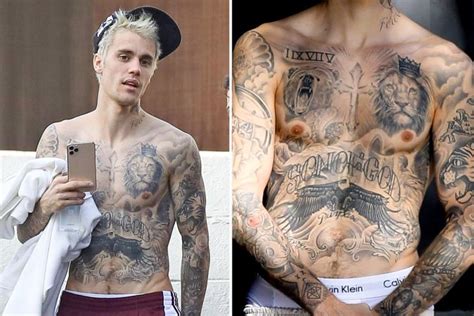 All of Justin Bieber's tattoos and their meanings