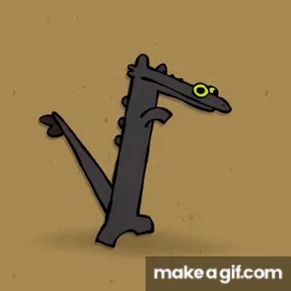 toothless from httyd dancing to driftveil city theme on Make a GIF