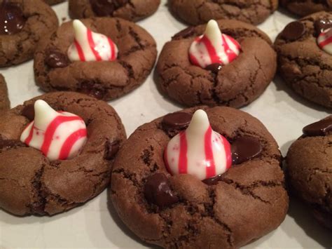 Recipe: Candy Cane Hershey Kiss Chocolate Cookies ~ Dallas Mom Blog and ...