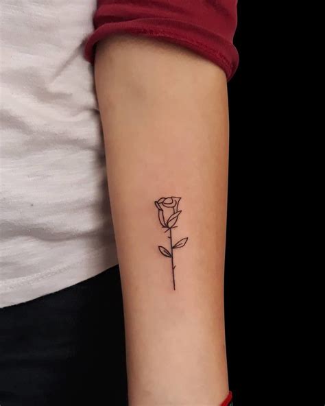 View Tattoo Designs Simple Small Rose Outline Pictures – Wallpaper