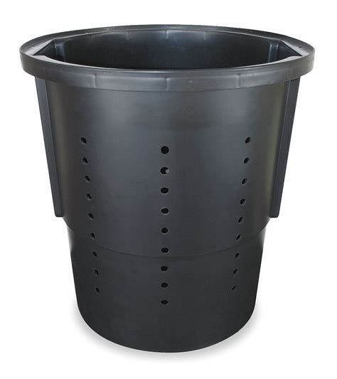 LITTLE GIANT Sump Basin, Polyethylene, 18.0 gal Capacity, No Vent Vent ...