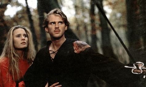 Wesley and Princess Buttercup face fire swamp The Princess Bride Blank ...