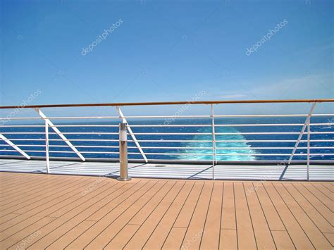 Cruise Ship Deck with sea view Stock Photo by ©fabiofersa 10191755