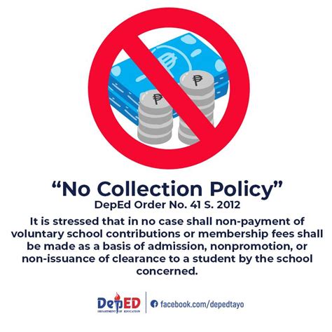 DepEd reminds schools of No Collection Policy | Helpline PH