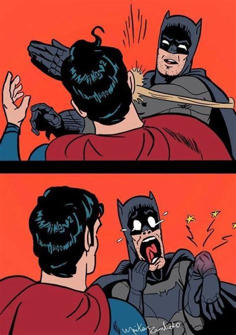 Batman Slaps Superman Humor Images | QuotesBae