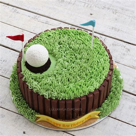 Golf buttercream cake | Golf birthday cakes, Golf cake, Cake