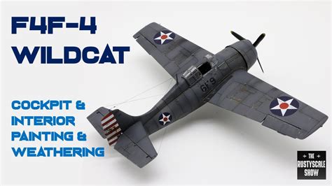 F4F-4 WILDCAT: Cockpit & Interior painting & weathering - YouTube