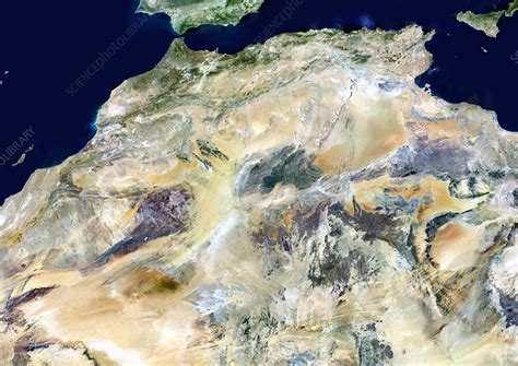 Sahara Desert, satellite image - Stock Image - E620/0507 - Science ...