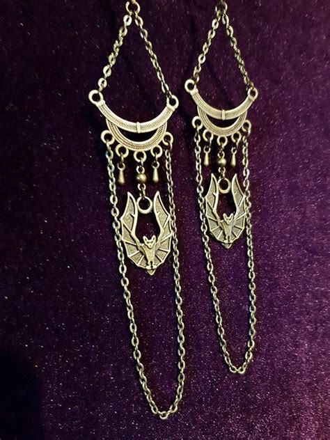 Vampire Bat Earrings