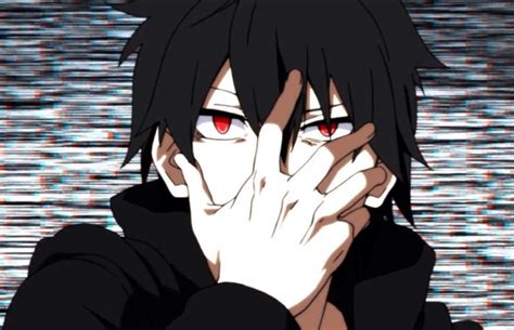 Black Hair Red Eyes | Anime Amino