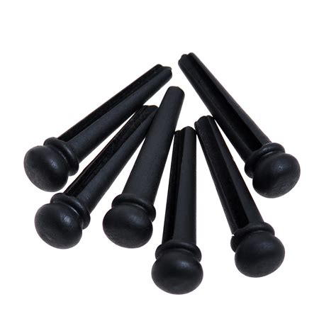 8sets of 48pcs High Quality Ebony Guitar Bridge Pins Fits for Acoustic ...