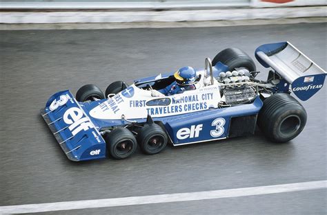 Tyrell P34, the first, and last regulation 6 wheel F1 car. Although it ...