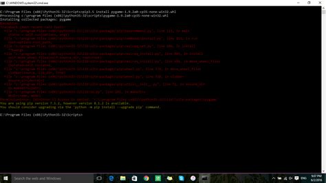 Python 3.5.1 Pygame Installation - Stack Overflow