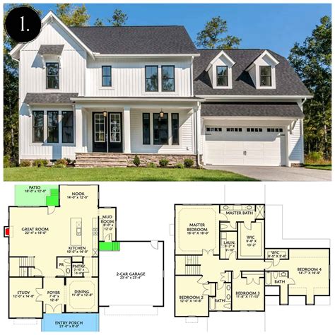 Modern Farmhouse Style House Plans