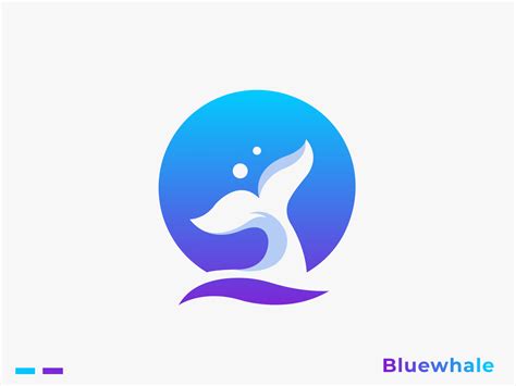 Blue Whale Logo Design by Enzamin Khan™ on Dribbble