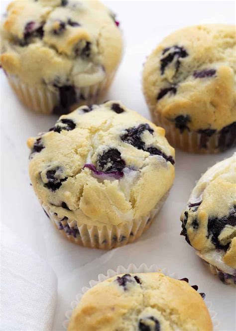 Blueberry Cream Cheese Muffins - i am baker