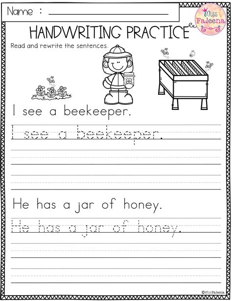 2nd Grade Handwriting Practice Sentences Free – Thekidsworksheet