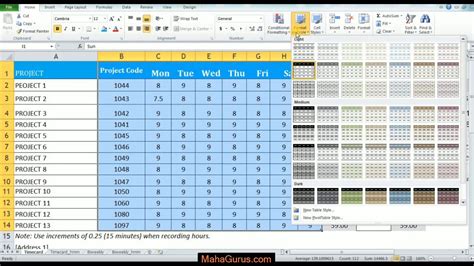 How to format table as Medium in excel- Format Table as Medium in Excel ...