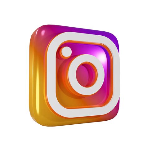 Instagram Icons 3d PNGs for Free Download