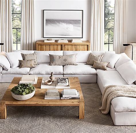 Restoration Hardware Cloud Sofa | Cabinets Matttroy