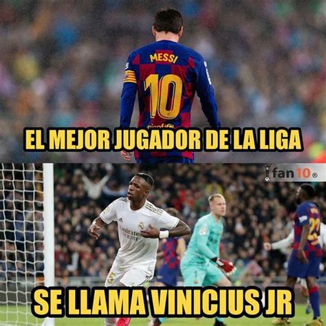 Memes Real Madrid vs Barcelona: Aplausos a Vinicius y burlas a Messi ...