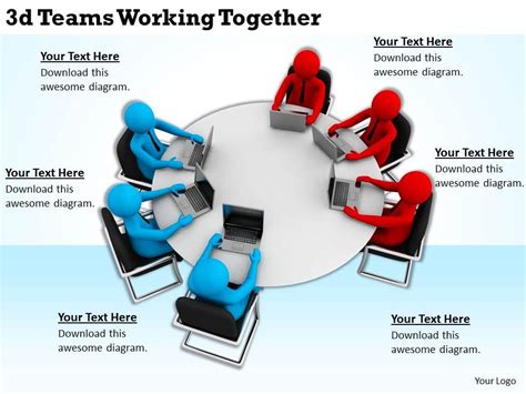 3d Teams Working Together Ppt Graphics Icons Powerpoint | PPT Images ...