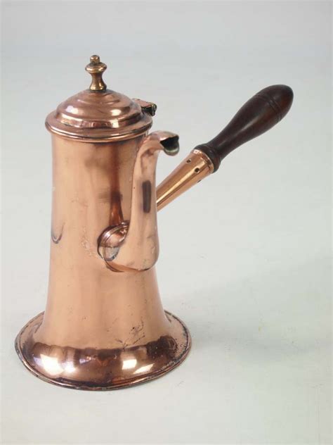 Antique Georgian Copper Coffee Pot