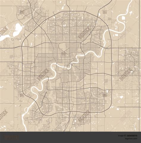 Free printable map edmonton, Download Free printable map edmonton png ...