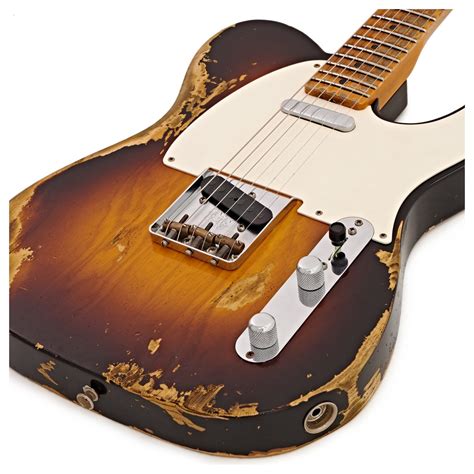 Fender Custom Shop 1953 Heavy Relic Telecaster, 2T Sunburst #R16419 at ...