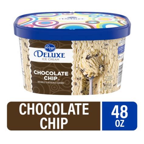 Kroger® Deluxe Chocolate Chip Ice Cream Tub, 48 oz - Fry’s Food Stores